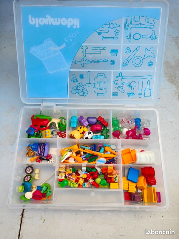 Valise De Rangement Playmobil Vintage - Accessoires Et Pièces Détachées
