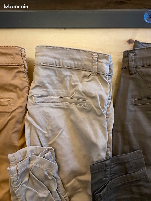 Lot 5 pantalons chino (image 3)
