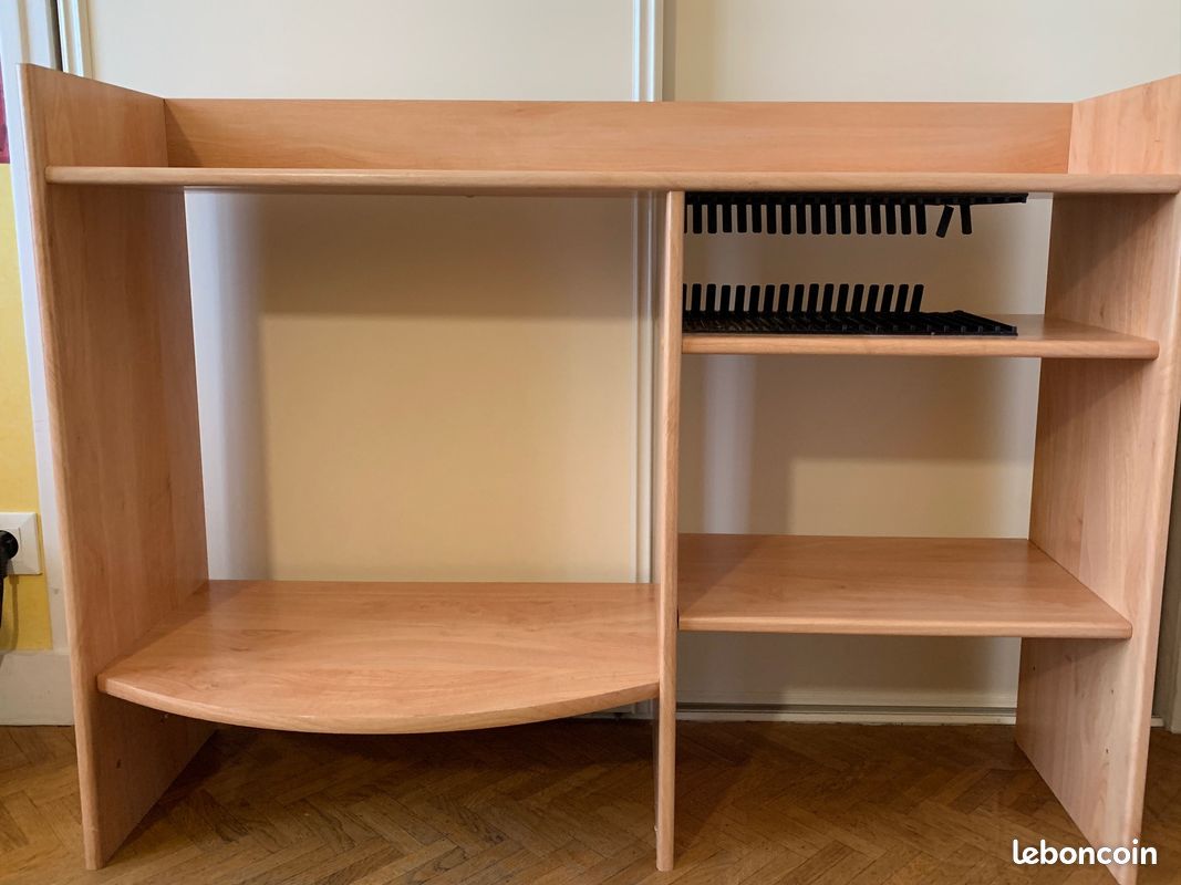 Meuble étagère/Bibliothèque basse en bois (image 2)