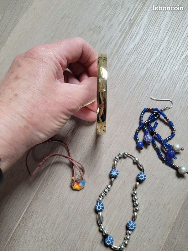 Lot De Bijoux Fantaisie D'occasion Pour Création Et DIY