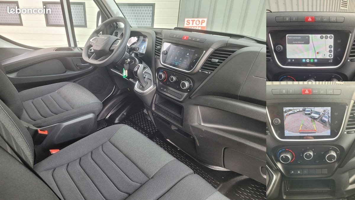 IVECO DAILY MY24 35C18 HA8 V12 FOURGON PACK COMFORT 03 PLACES comme NEUF avec MOTEUR 3 LITRES + SUSPENSION RENFORCÉE 07 LAMES + CAMÉRA et RADARS + PORTES ARRIERE 270 DEGRÉS ( Prix de Vente 46 990 HT ) (image 3)