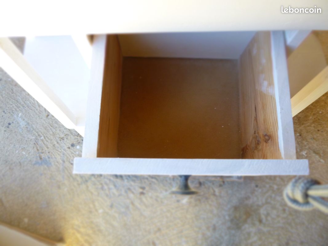Petit meuble blanc 5 tiroirs (image 5)
