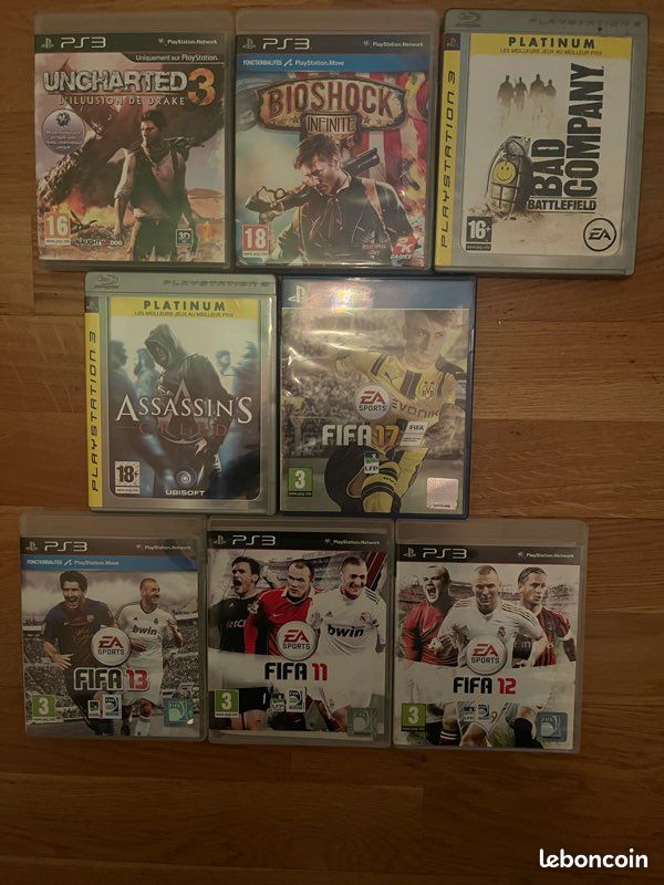 Lot De 8 Jeux PS3 – Call Of Duty, Battlefield, Homefront – Action, PEGI 18