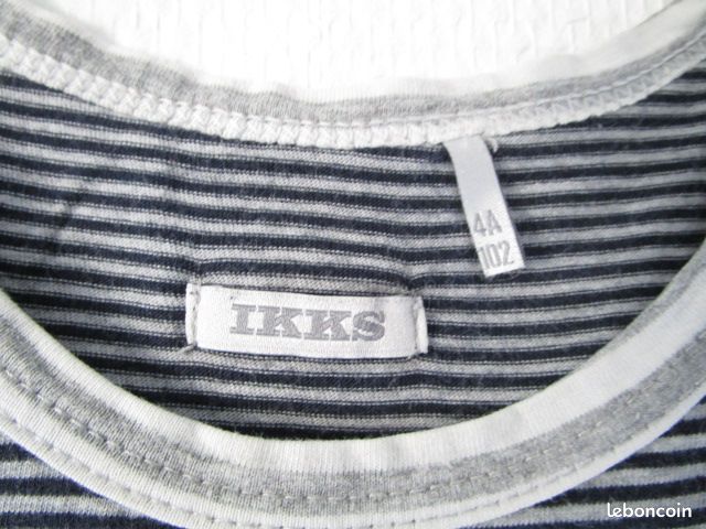Débardeur Rayé IKKS Pour Enfant 6 Ans - Taille S En Blanc