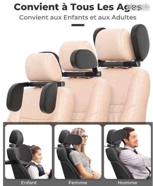 Appui-tête voiture enfants & adultes (image 1)