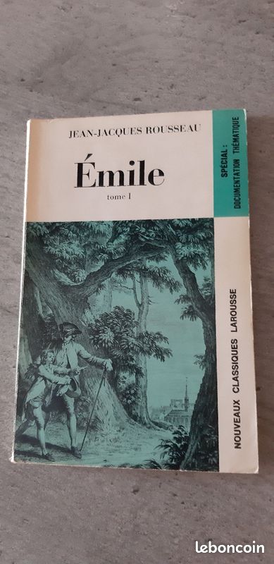 EMILE - Jean Jacques Rousseau (image 1)