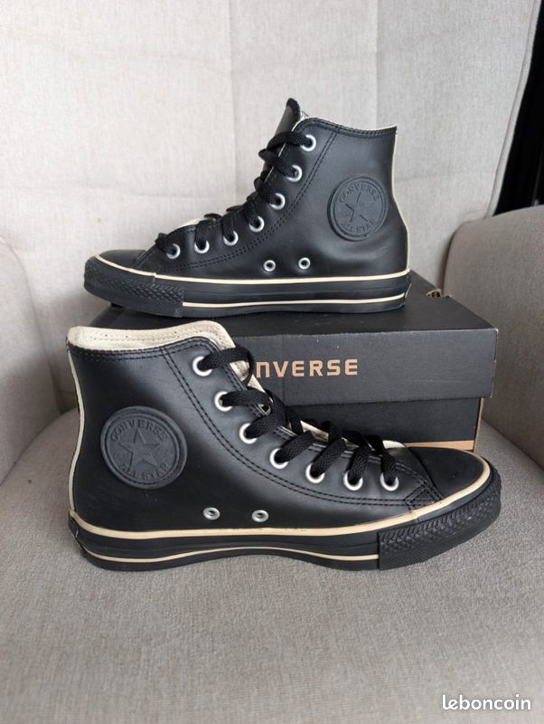Converse All Converse Noir Haute Taille 36 Baskets Converse Haute Taille  36,5 Chaussures - Main Image