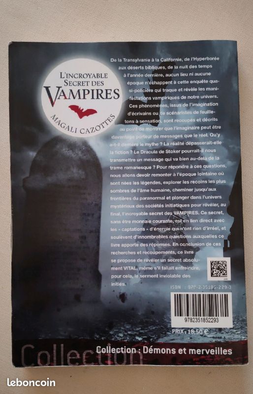 L'incroyable Secret des vampires
Par Magali Cazottes (image 2)