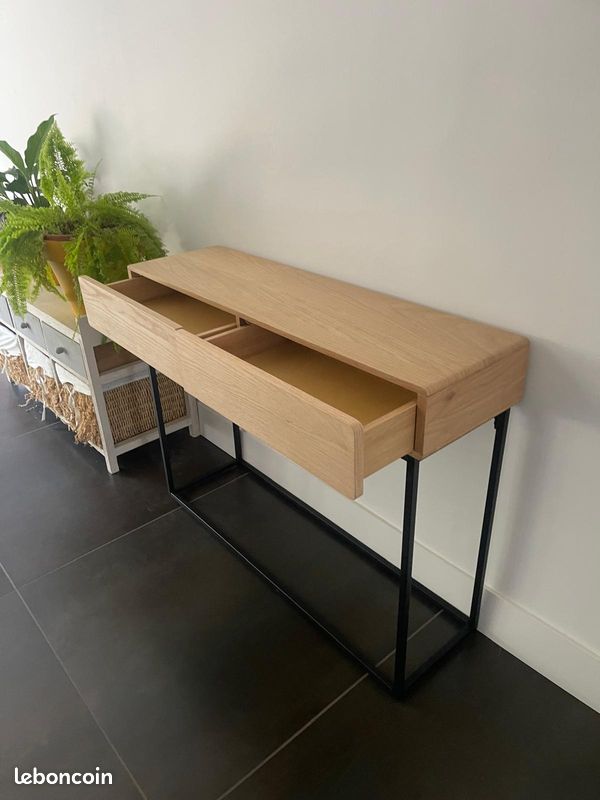 Console / meuble d’entrée neuf avec 2 tiroirs (image 4)