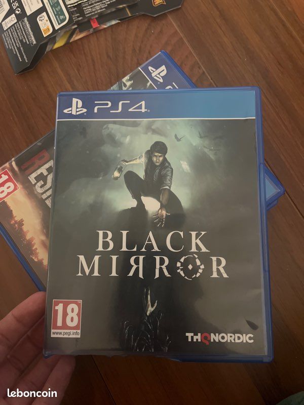 Jeux ps4 black mirror boîte cassé mais jeux très bon état (image 1)