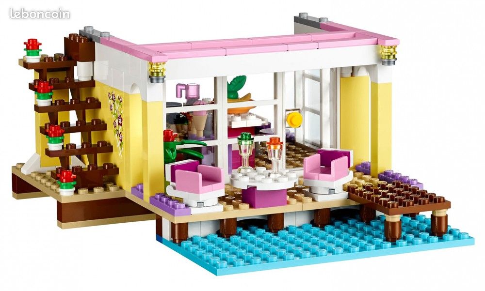 Lego Friends Villa sur la plage 41037 + Cabriolet 41013 (image 1)