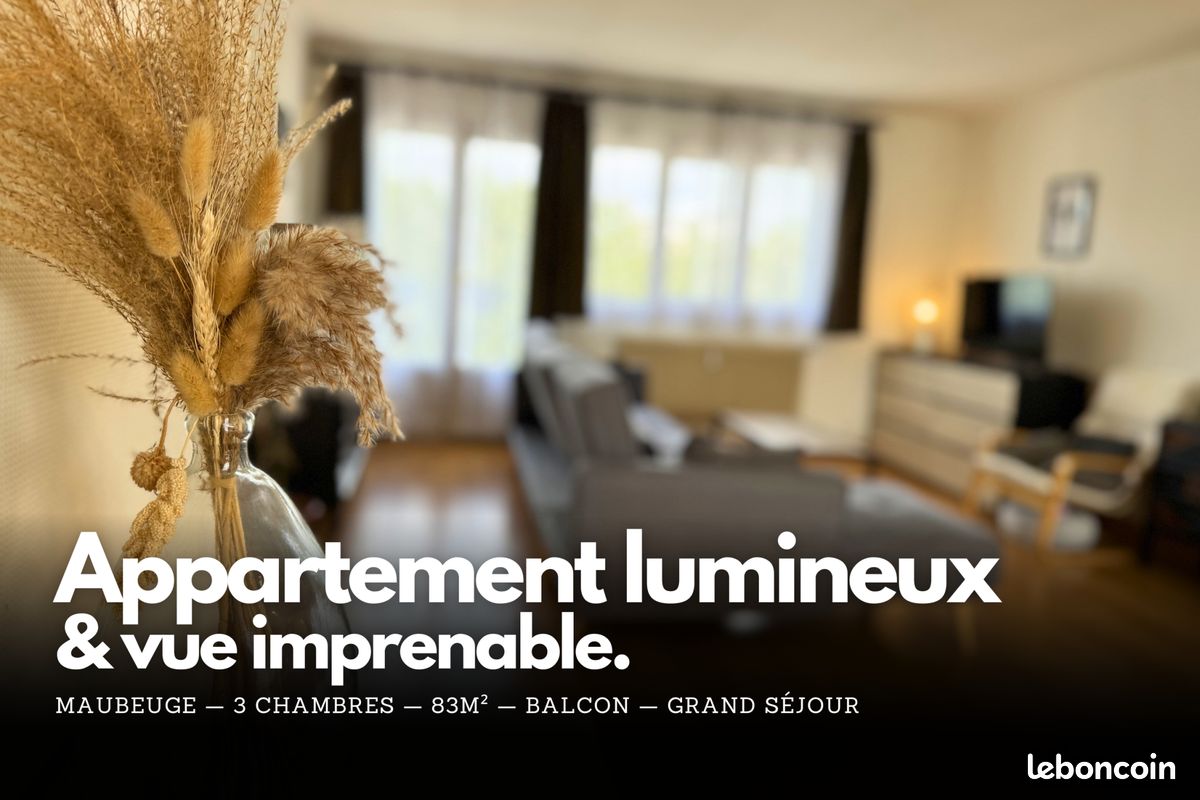 Appartement 5 pièces 83 m² · à Maubeuge · 83 m² · 88 000 €