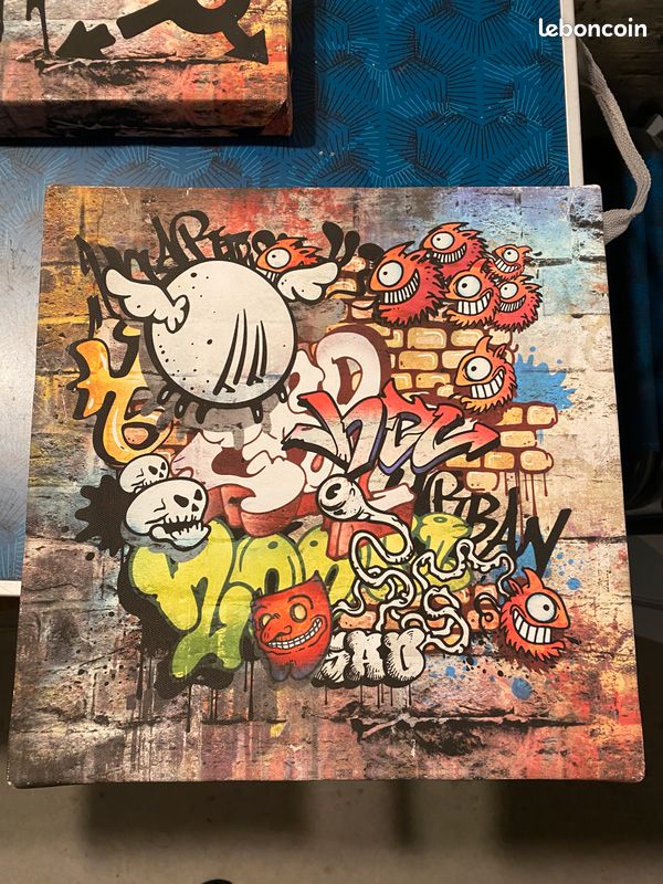 Lot de 3 cadres Street Art (image 4)