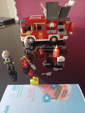 Playmobil - 5363 - Jeu De Construction - Fourgon De Pompiers : :  Jeux et Jouets