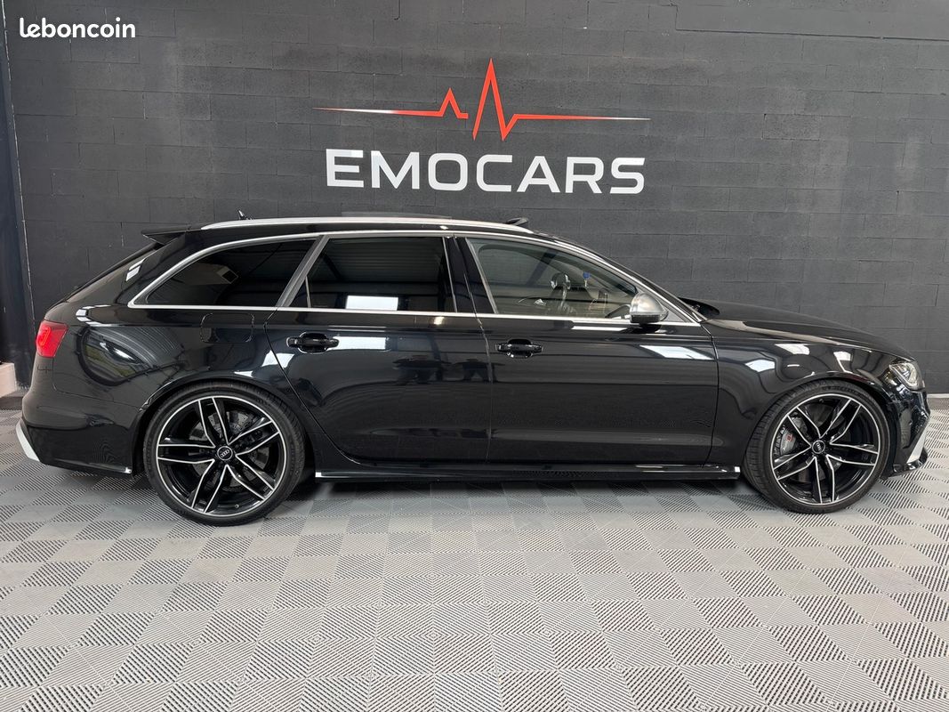 Audi RS6 AVANT C7 4.0 V8 TFSI 560CH QUATTRO - FREINS CÉRAMIQUE - ORIGINE FRANCE (image 4)