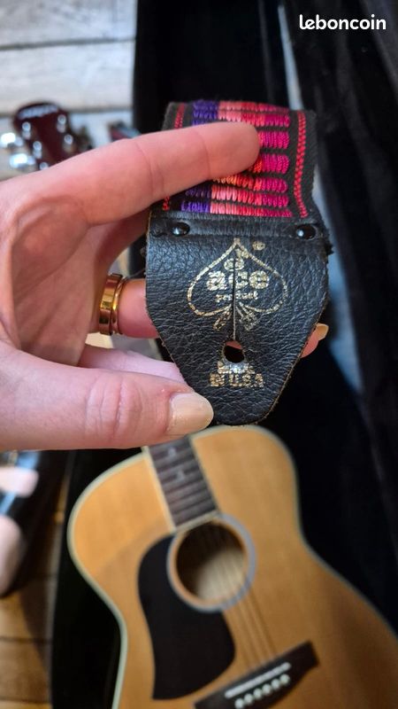 Guitare acoustique Aria AF 20 3/4 + étui + sangles (image 9)