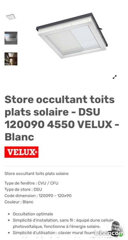 Télécommande Sans Fil Velux Integra Pour Stores Et Volets Roulants