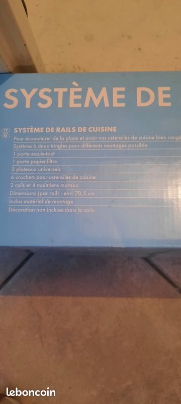 Neuf systeme de rails de cuisine (image 3)