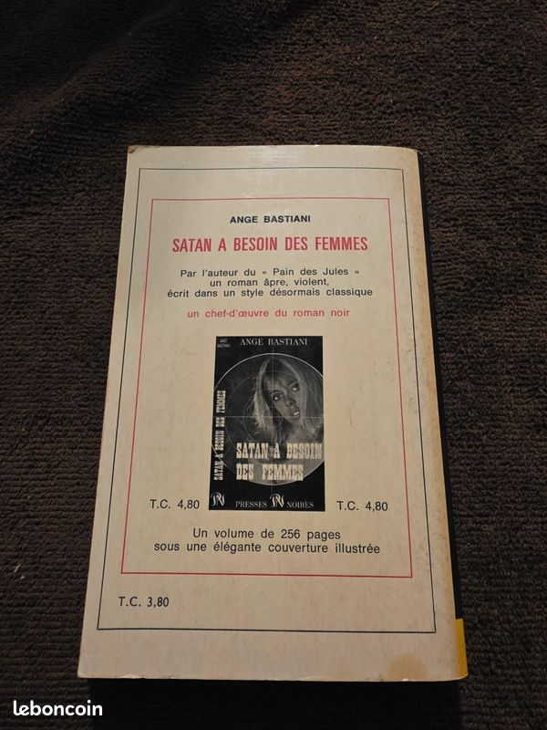Une affaire en or roman policier vue de dos — LBC AT'Brocante Troyes