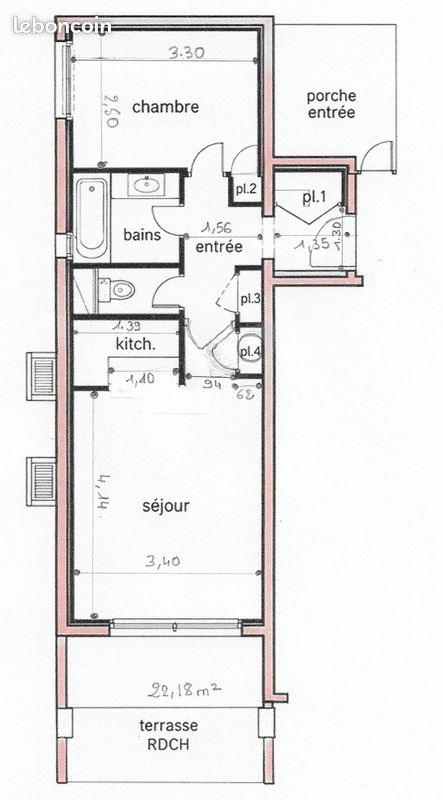 Appartement 2 pièces 38 m² · à Jard-sur-Mer · 38 m² · 164 900 €