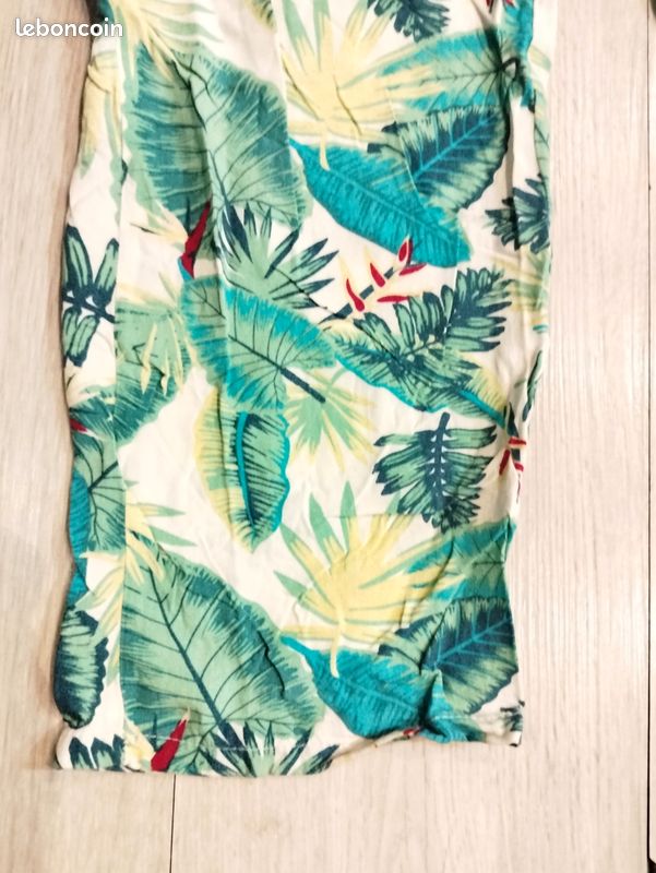 JG36 Pantalon fluide tropical Kiabi T L imprimé jungle (image 4)