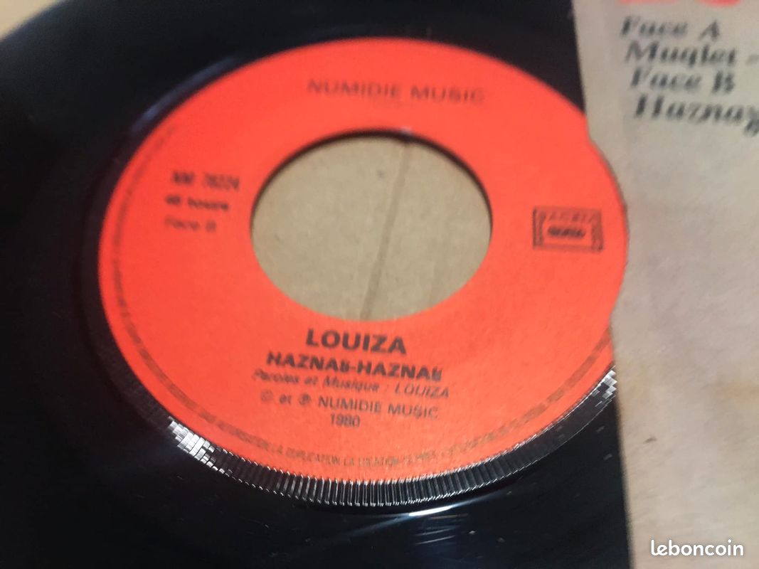 LOUIZA – Muqlet Muqlet / Haznagh Haznagh (45T Vinyle) KABYLE (image 6)