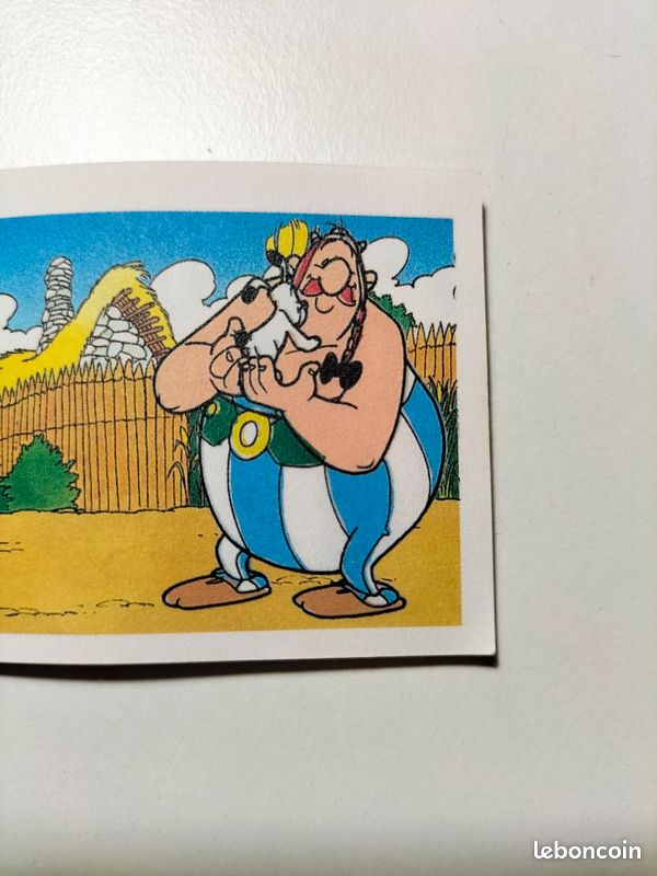 Pack Publicitaire Astérix Savane 1996 - Carton + 3 Aimants Frigo