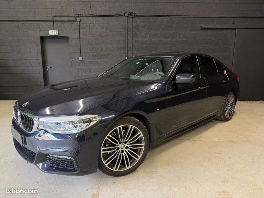 BMW Série 5 G30 520D xDrive 190 ch BVA 8 M Sport Harman Kardon / Toit ouvrant Caméra 360° (image 1)