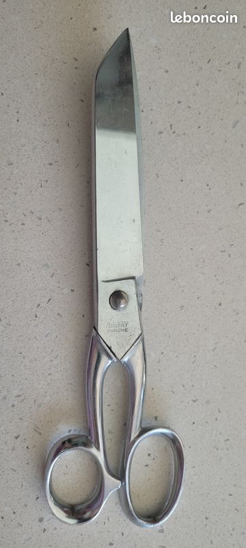 Ciseaux tailleur couture Nogent chrome (image 3)