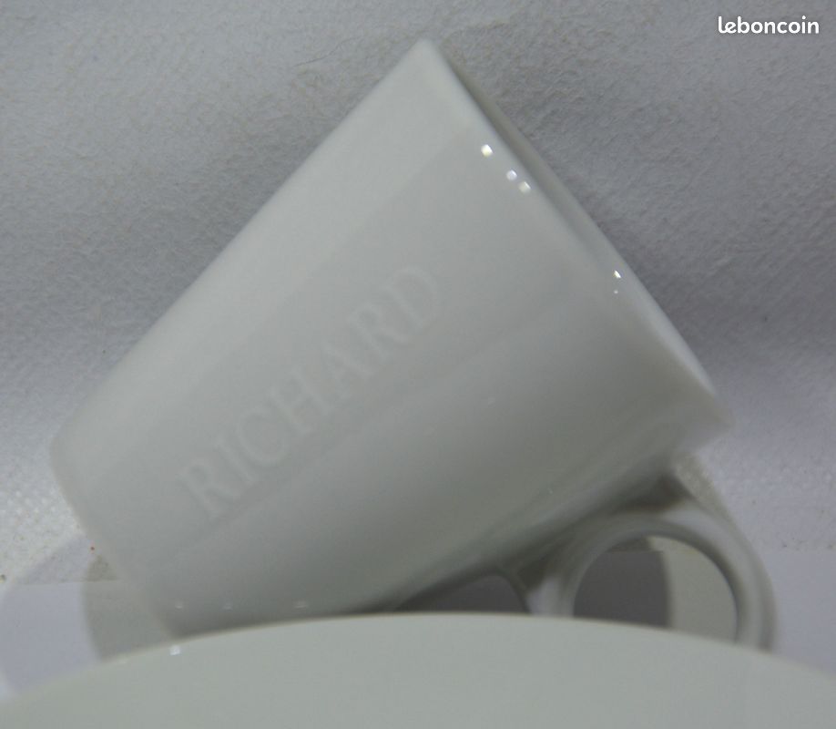 6 tasses café richard + 6 soucoupes (image 2)