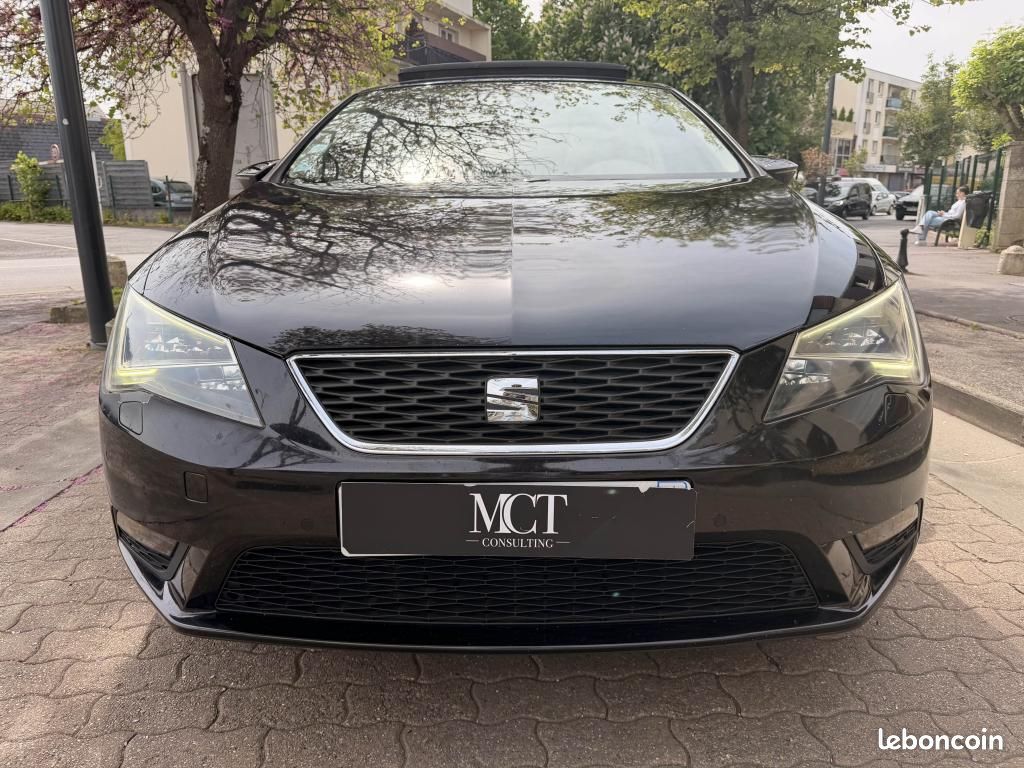 SEAT LEON 1.6 TDI 105ch CR Style / Toit Ouvrant - Distribution OK (image 8)