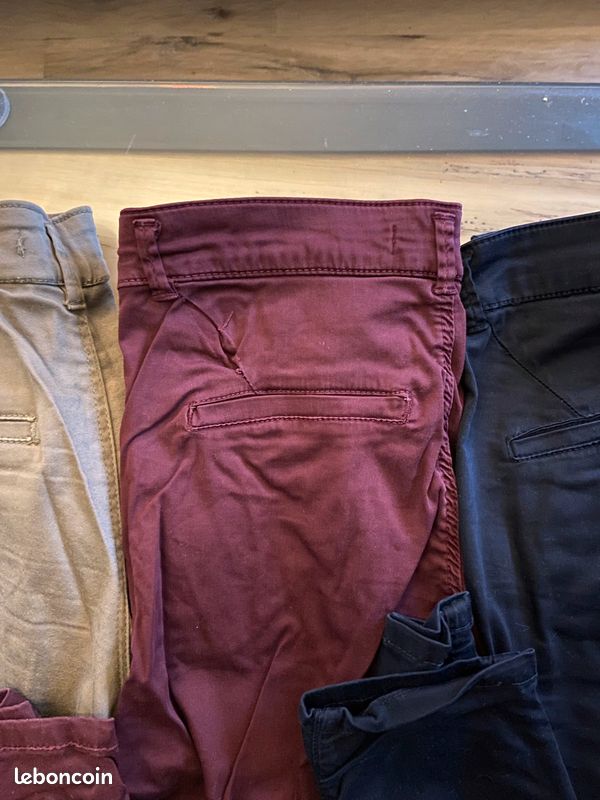 Lot 5 pantalons chino (image 4)
