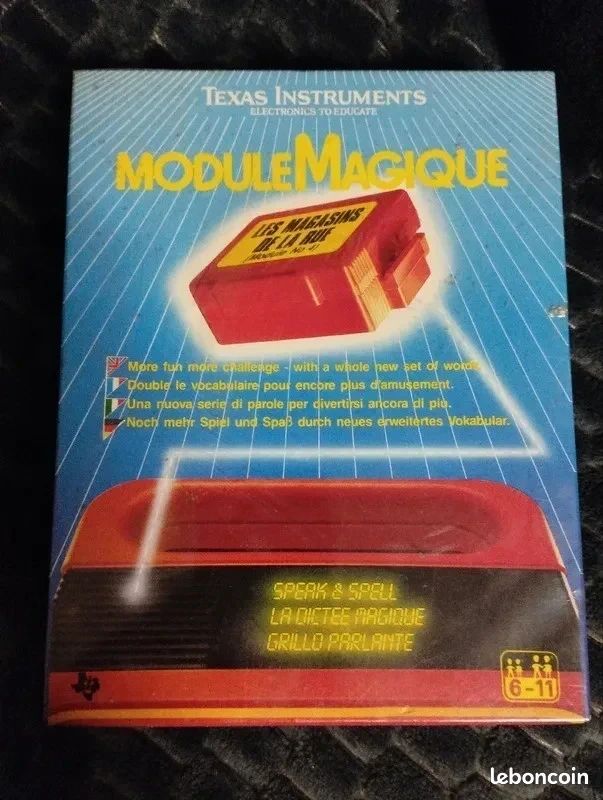 DICTEE MAGIQUE Notice en couleurs pour modules TEXAS INSTRUMENTS - Jeux & Jouets