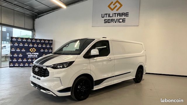 41 490 HT / Ford transit custom sport 320 l2h1 2.0 ecoblue 170 cv bva BLANC / neuf / tva recuperable (image 1)