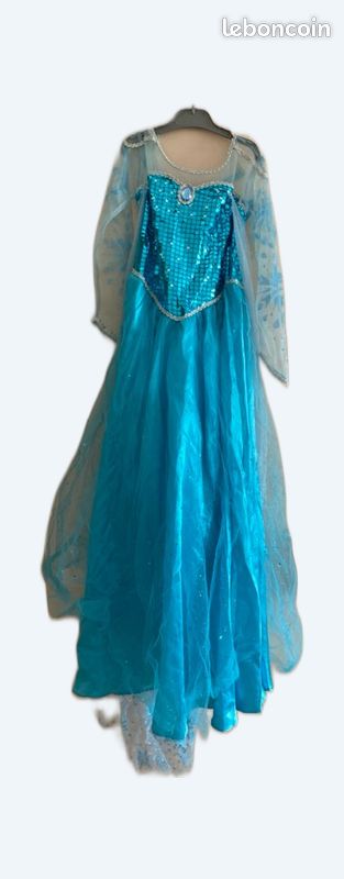 Robe reine des Neiges 8-10 ans (image 1)