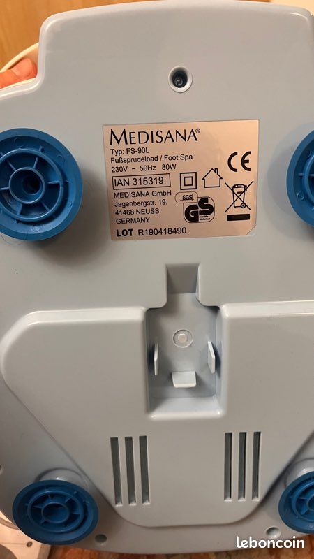 Medisana Bain de pieds bouillonnant NEUF (image 3)