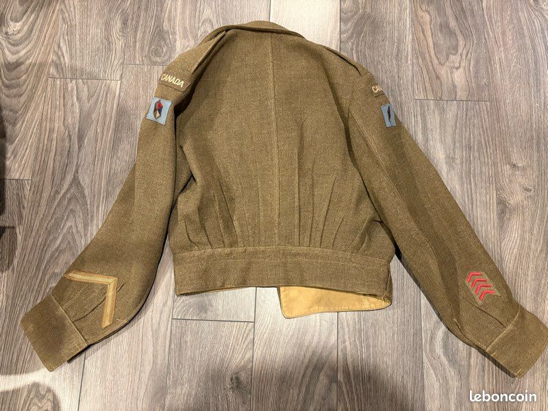 Battledress canadien 1944 3e division ww2 (image 4)
