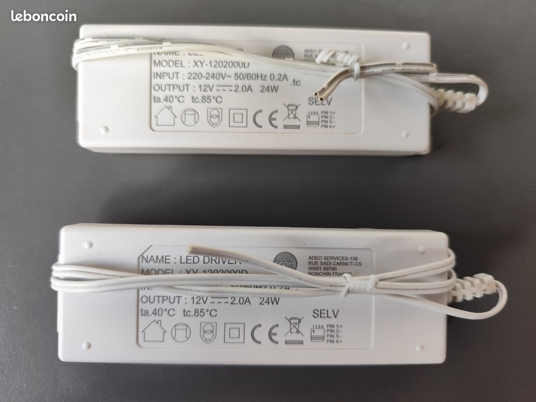 Alientation 24V, Adaptateur De Coutation 100-240V 50-60hz, 5,5 X 2,1