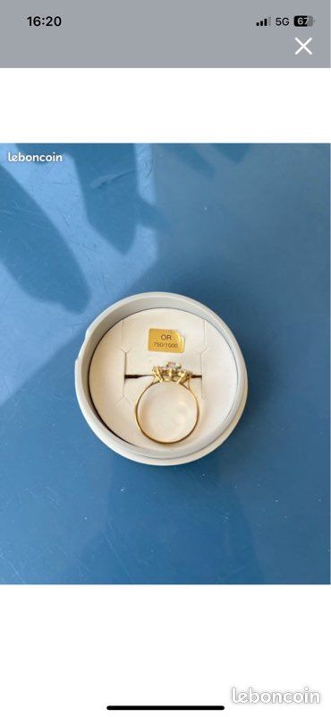 Bague en or 18 carat (image 2)