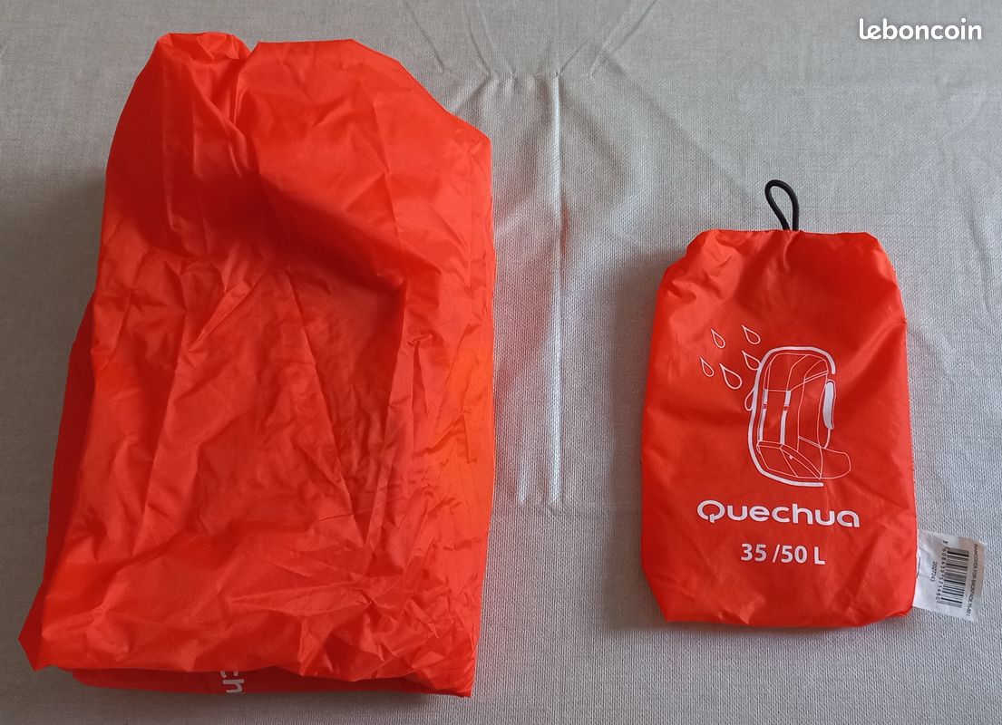 Housse Imperméable Pour Sac à Dos 10L à 70L - Tissu Oxford, Bande Réfléchissante - Pour Randonnée, Vélo