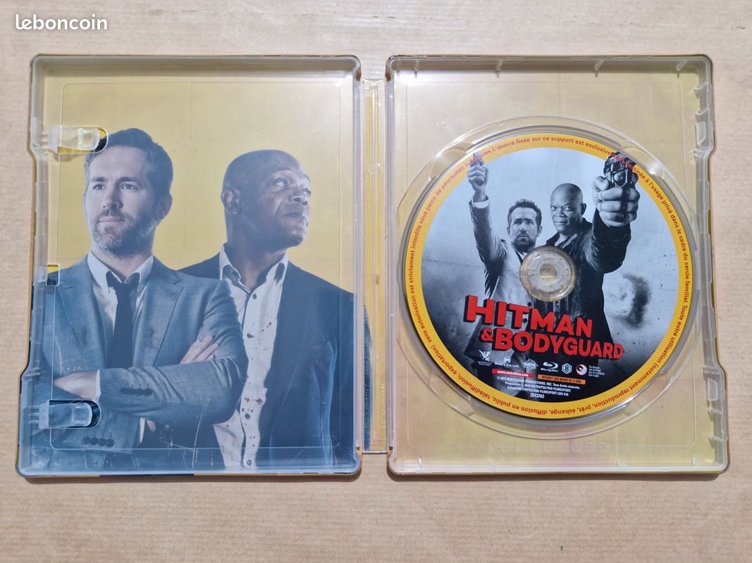 Blu ray steelbook HITMAN ET BODYGUARD (image 2)