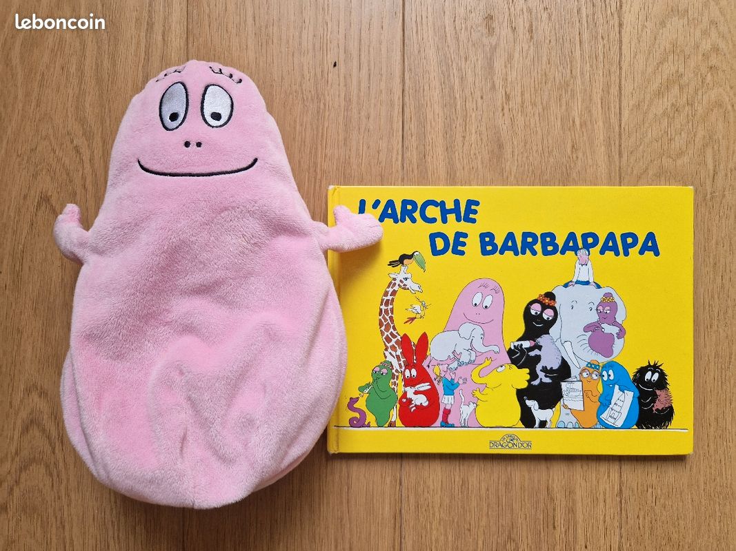 Lot livre l'arche de Barbapapa + peluche range pyjama BLS (image 1)