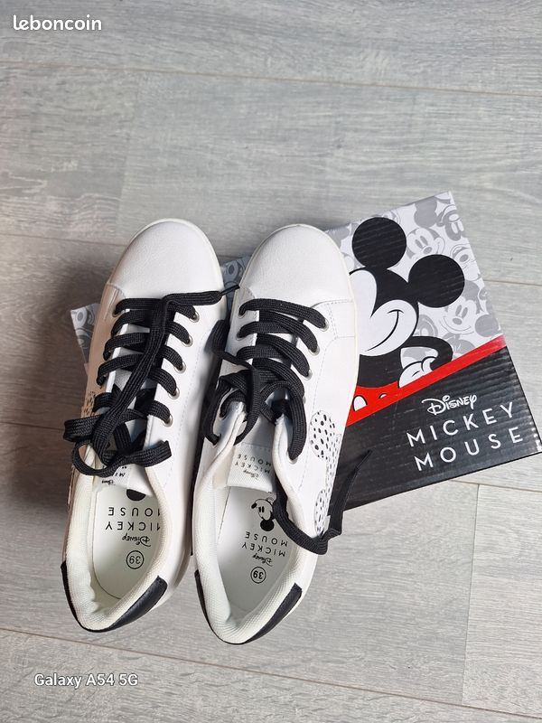 Converse Chaussure Femme Mickey Basket Mickey Mousse Sport Plein Air