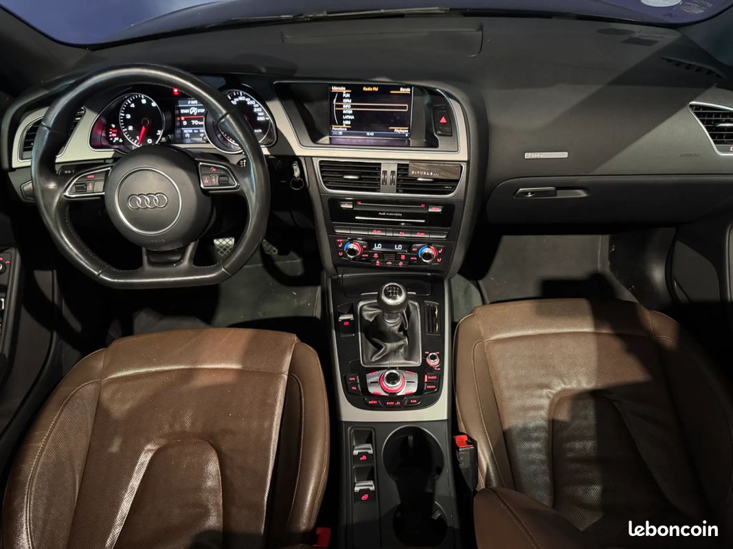 AUDI A5 Cabriolet 2.0 TFSI 211CV Suivi complet - Sièges Chauffants / Ventilés / Électriques (image 27)