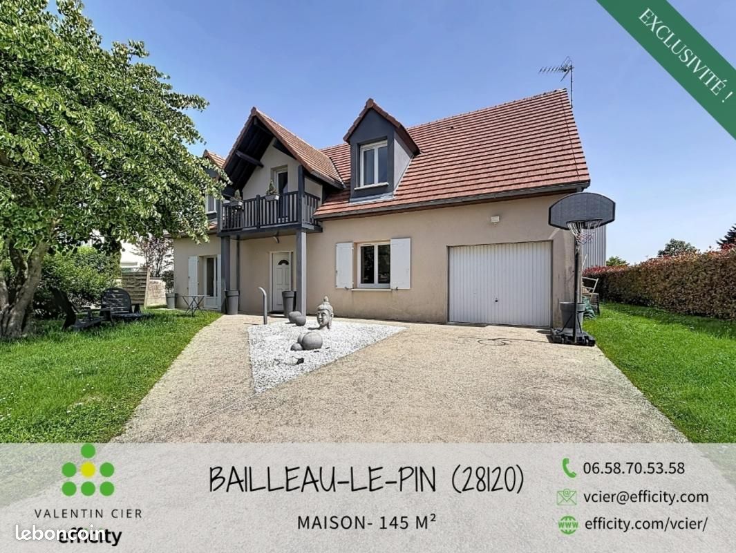 Maison 6 pièces 143 m² · à Bailleau-le-Pin · 143 m² · 275 000 €