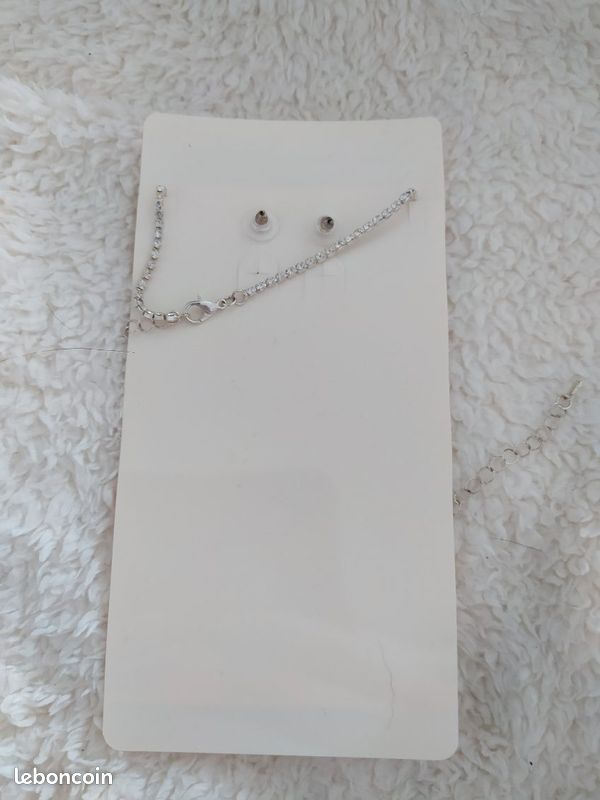 Ensemble Collier+ boucles d'oreilles Fashion Jewelry (image 4)