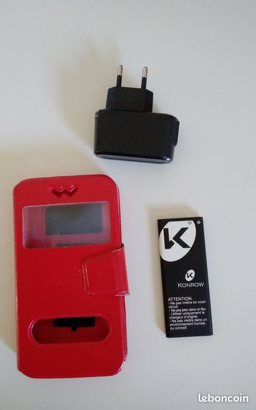 Coque + batterie + chargeur konrow easy touch (image 3)