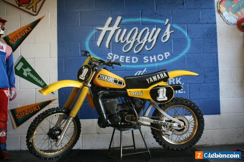 Yz 100 125 250 465 1980 1981 garde-boue avant neuf oem d’origine YAMAHA JAUNE ou BLANC (image 2)