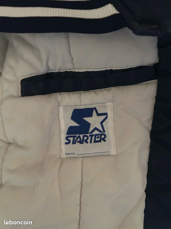Blouson Bomber Vintage Starter New York Yankees – Collection Diamond, Taille L, Années 80