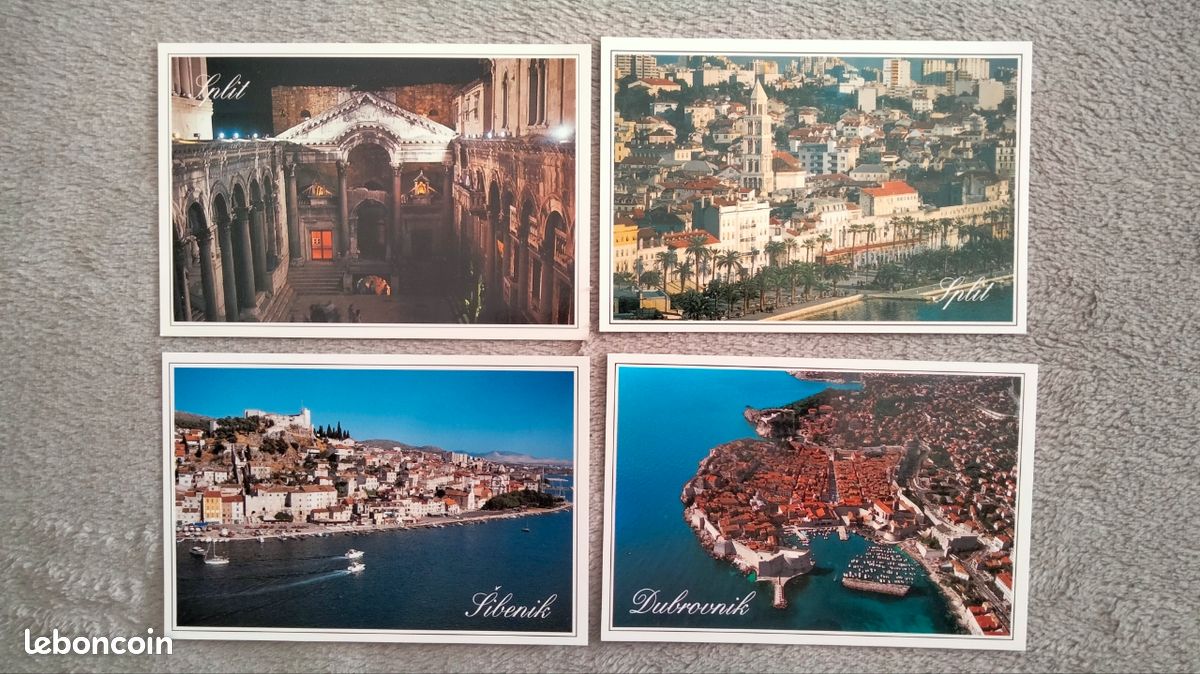 CPA carte postale port Croatie Sibenik bateau 1905 CPA carte postale port Croatie Sibenik bateau 1905